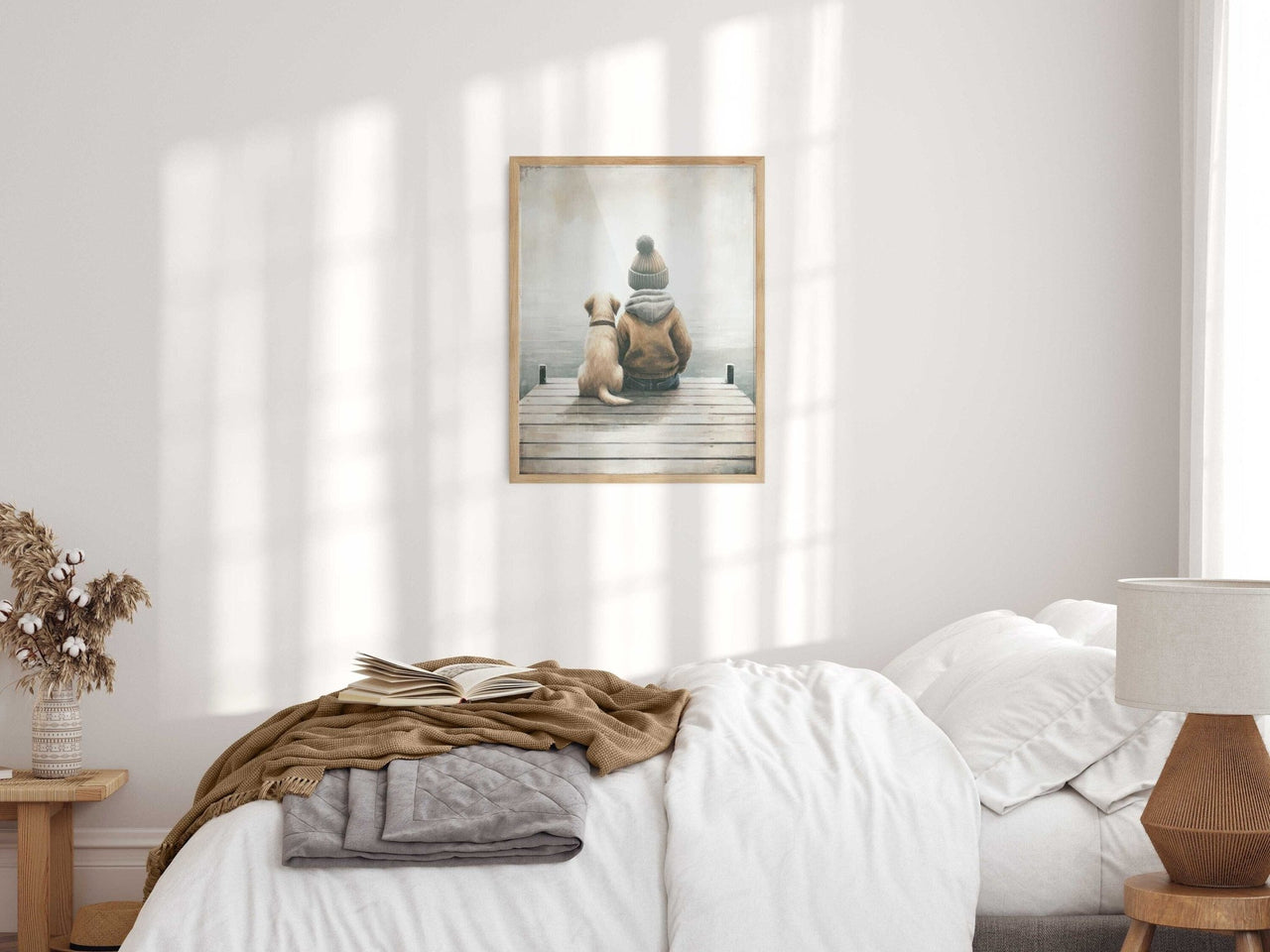 Labrador Puppy Wall Art – Animal Boys Room Print