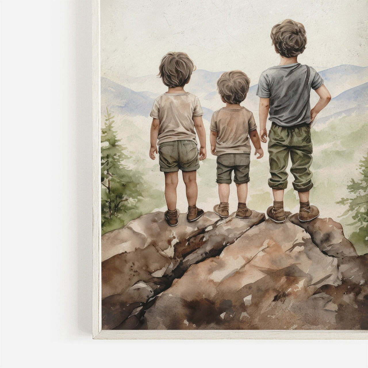 Young Adventurers Wall Decor – Boys Room Print