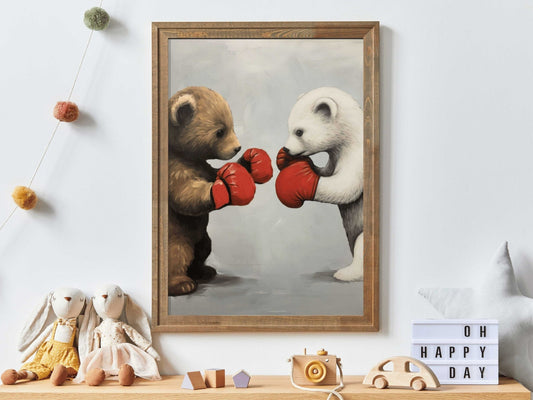 Boys Room Wall Art, Cool Decor for Little Boys, Woodland Animal Prints - WildfieldPrints