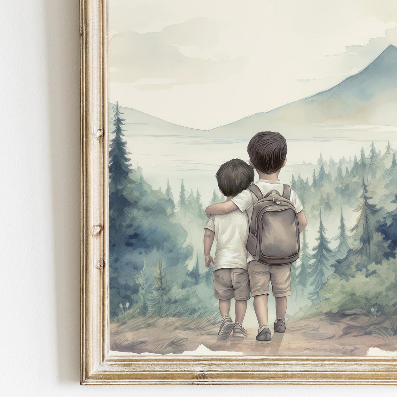 Forest Wall Art – Adventure Boys Room Print • Set of 3