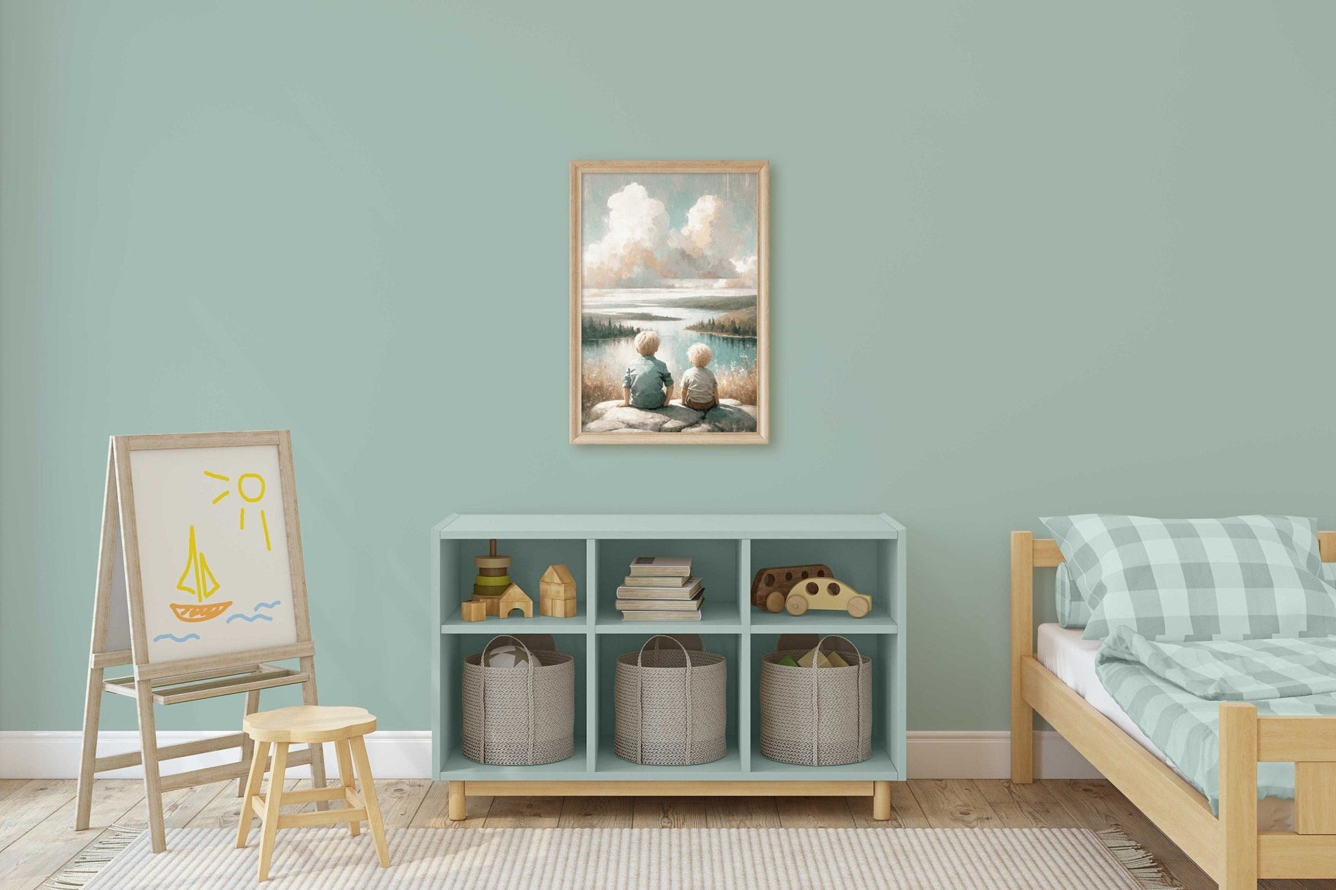 Brothers Room Decor, Adventure Nursery Art, Boys Bedroom Print - WildfieldPrints