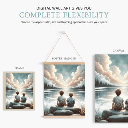Brothers Room Wall Art, Adventure Prints, Nature - Inspired Decor - WildfieldPrints