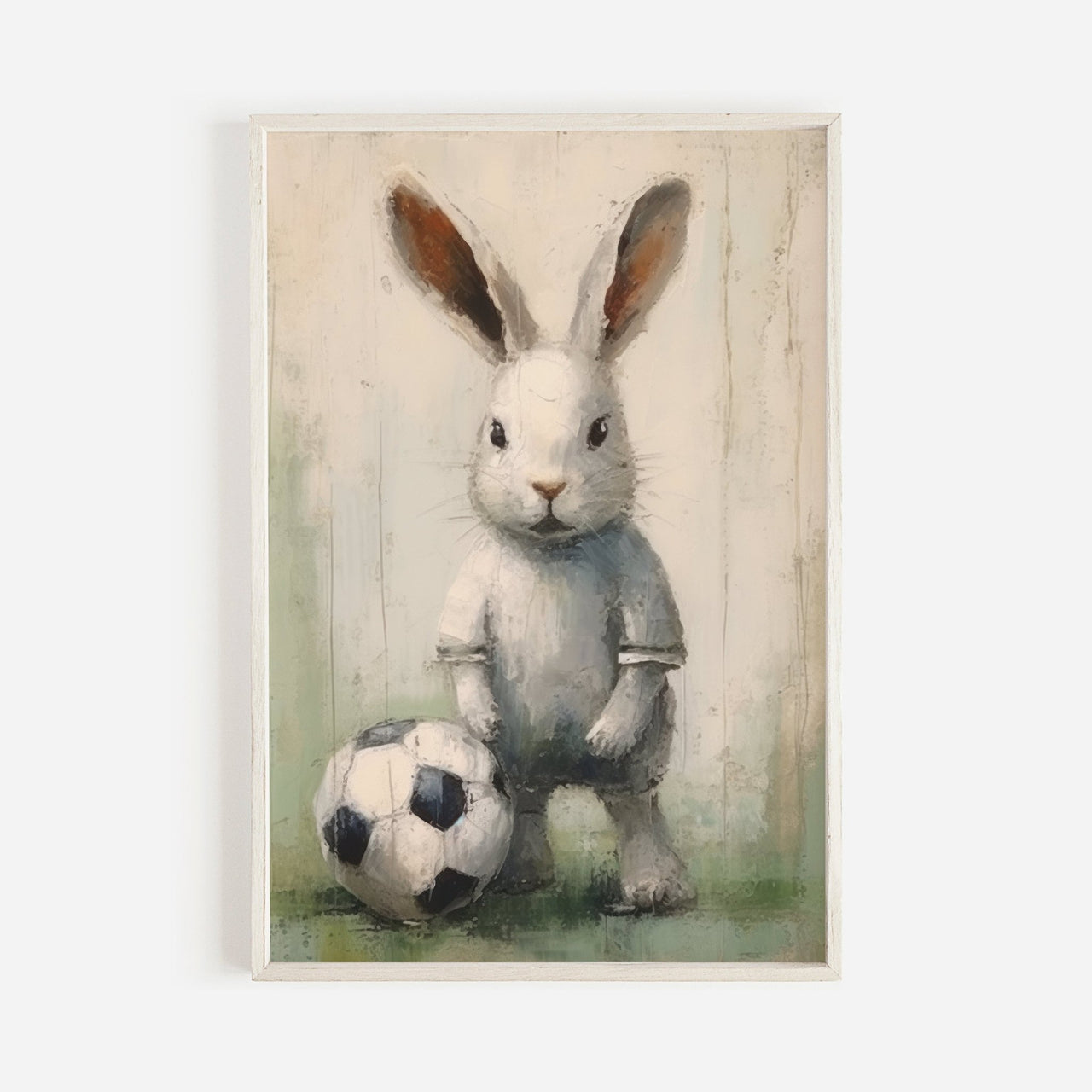 Bunny Wall Art – Animal Kids Room Print
