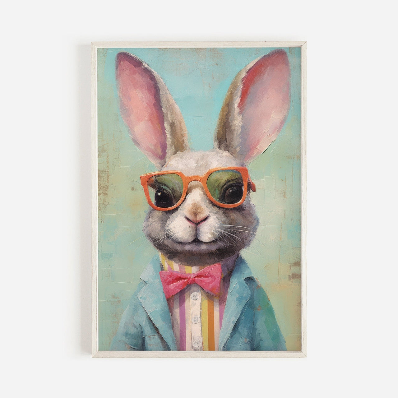 Bunny Wall Art – Animal Nursery Print