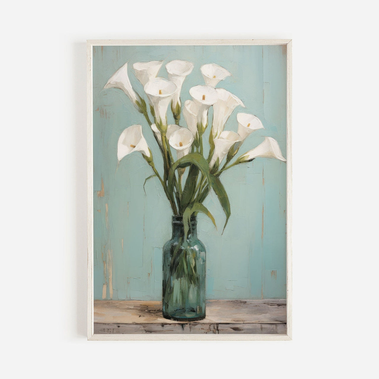 Calla Lily Wall Art – Floral Living Room Print