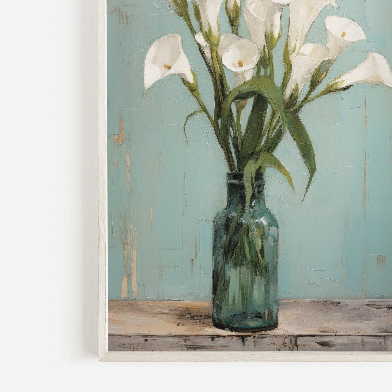Calla Lily Wall Art – Floral Living Room Print