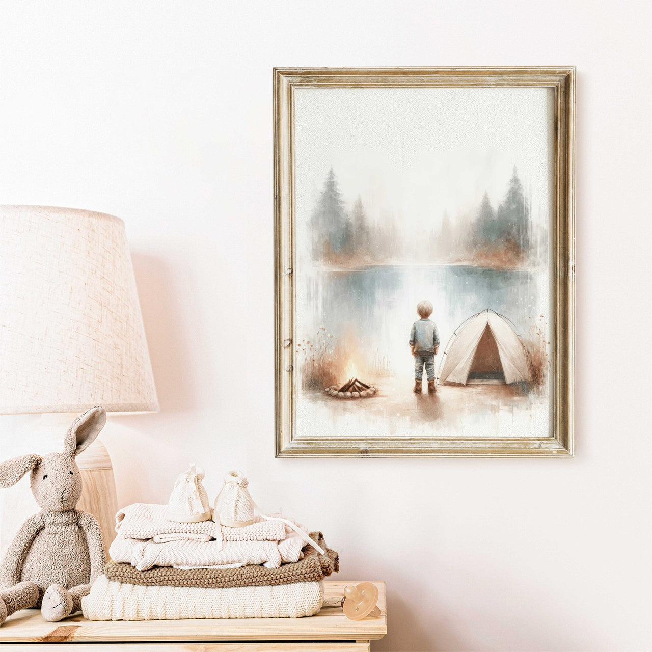 Camping Wall Art – Adventure Boys Room Decor