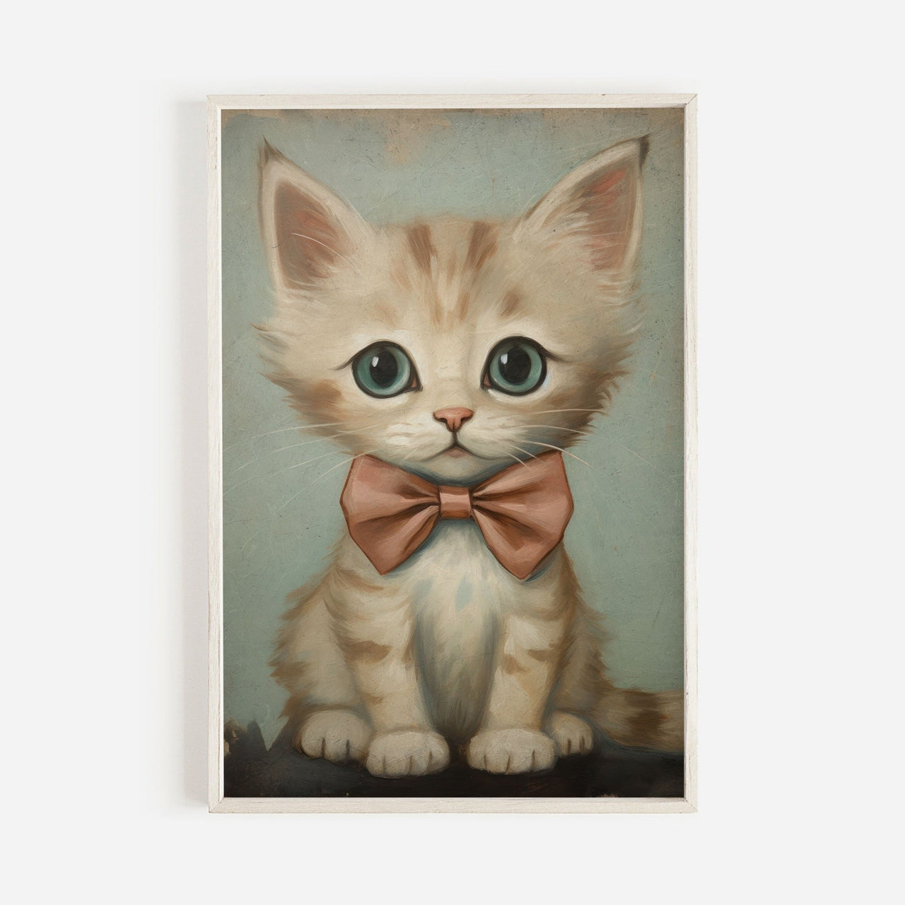 Kitten Wall Art – Animal Nursery Print