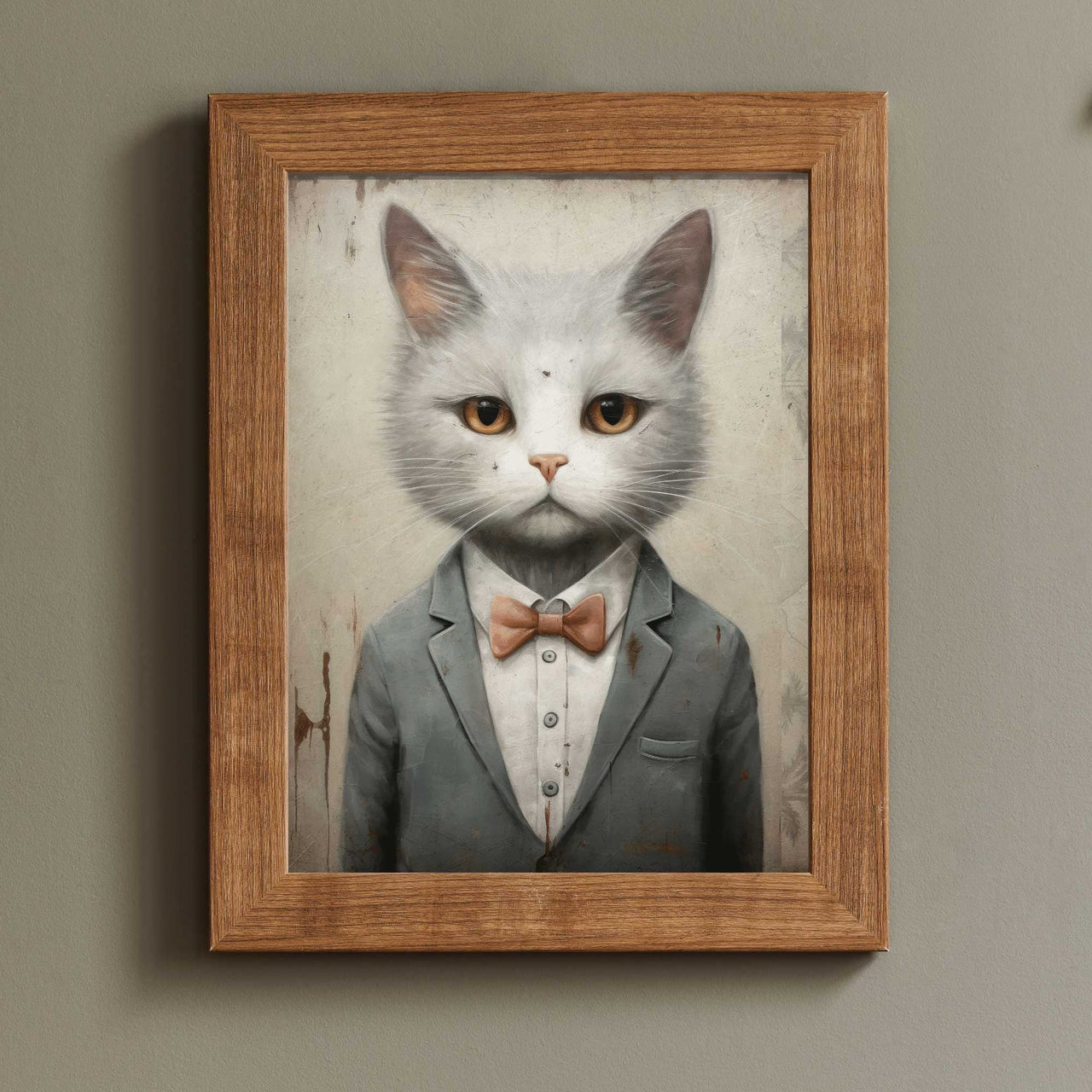 Cute Kitten Wall Art – Animal Nursery Print