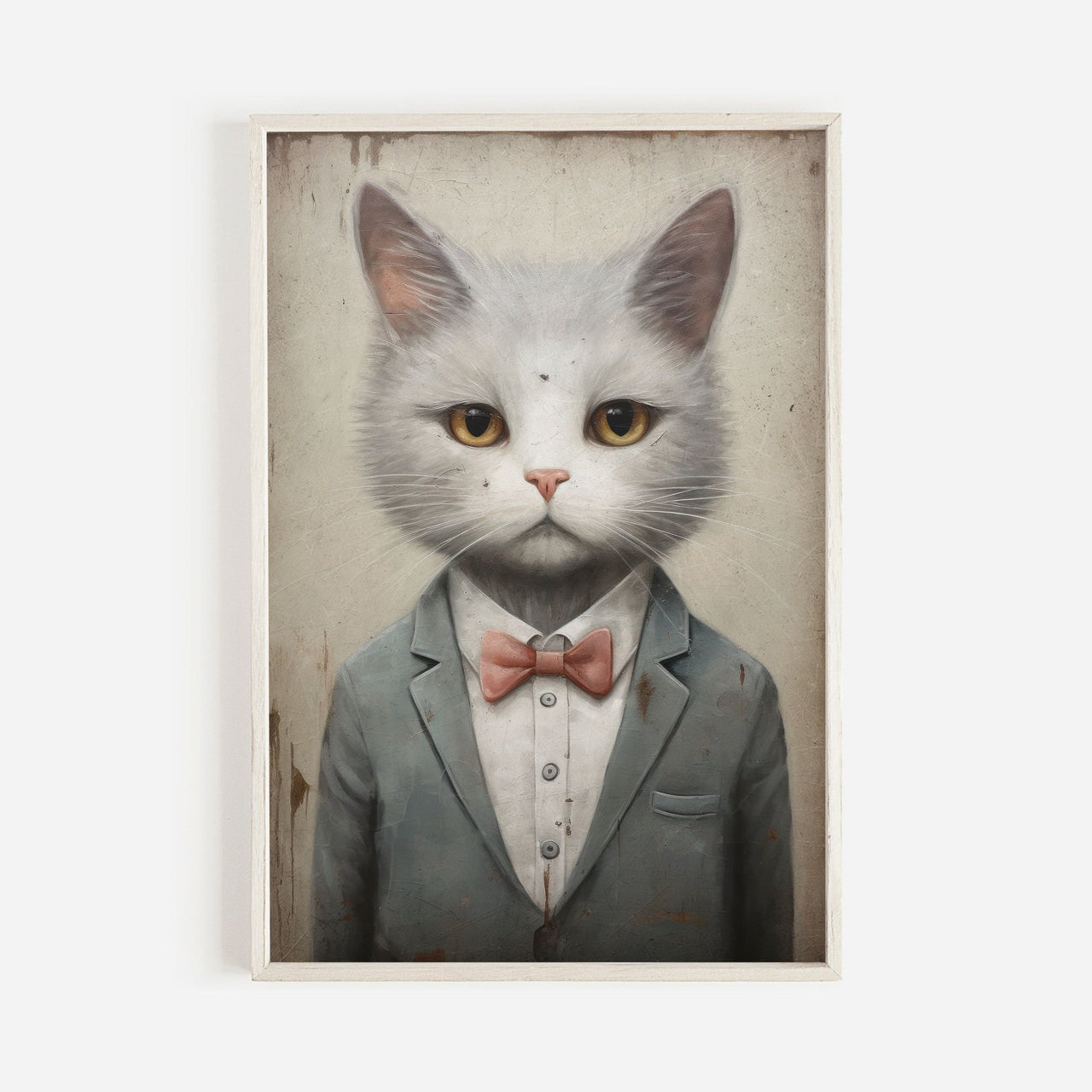 Cute Kitten Wall Art – Animal Nursery Print