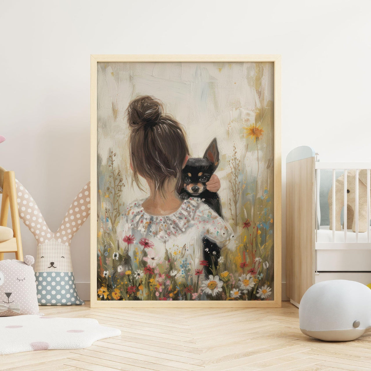 Chihuahua Wall Art – Canine Nursery Print