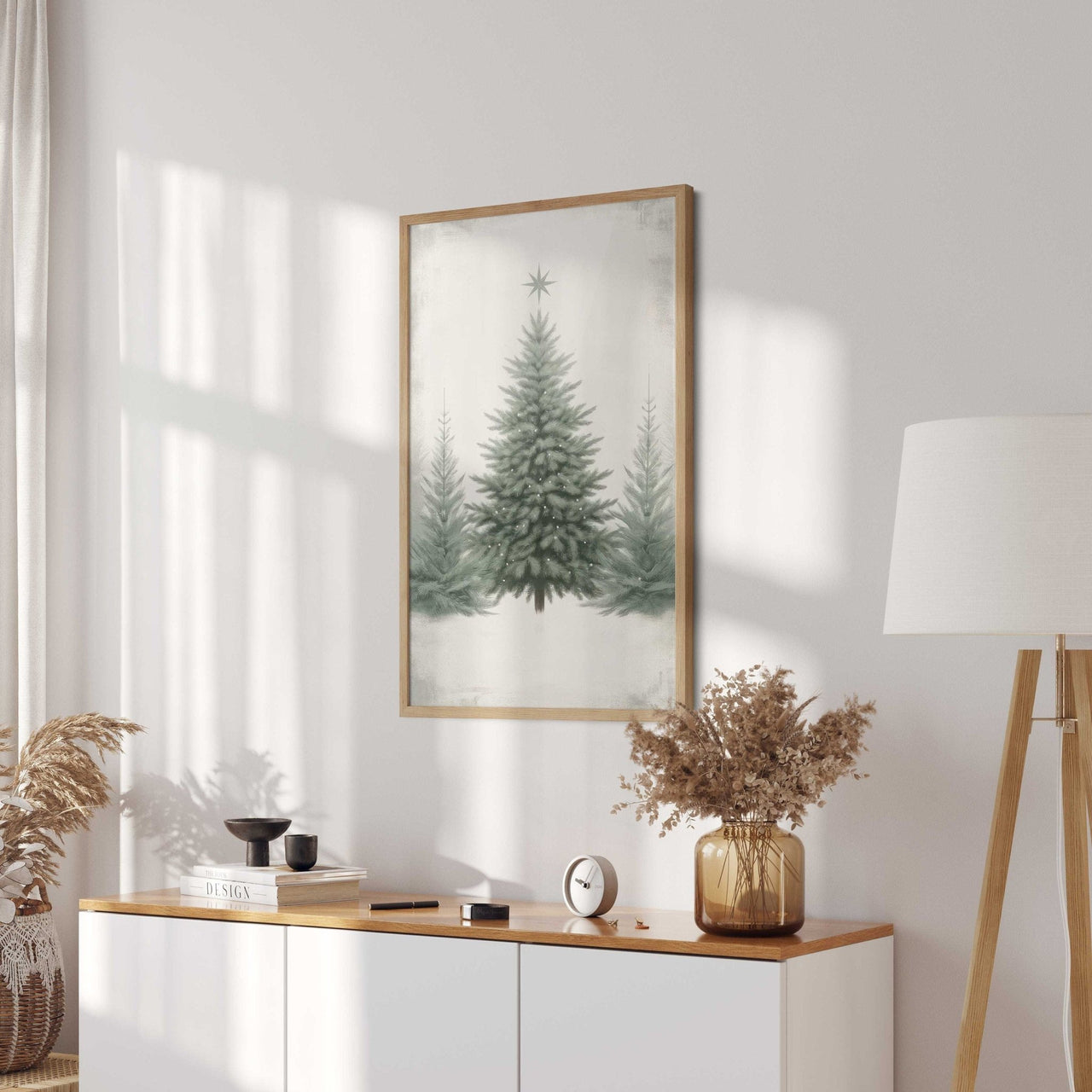 Christmas Tree Print – Holiday Nursery Wall Decor