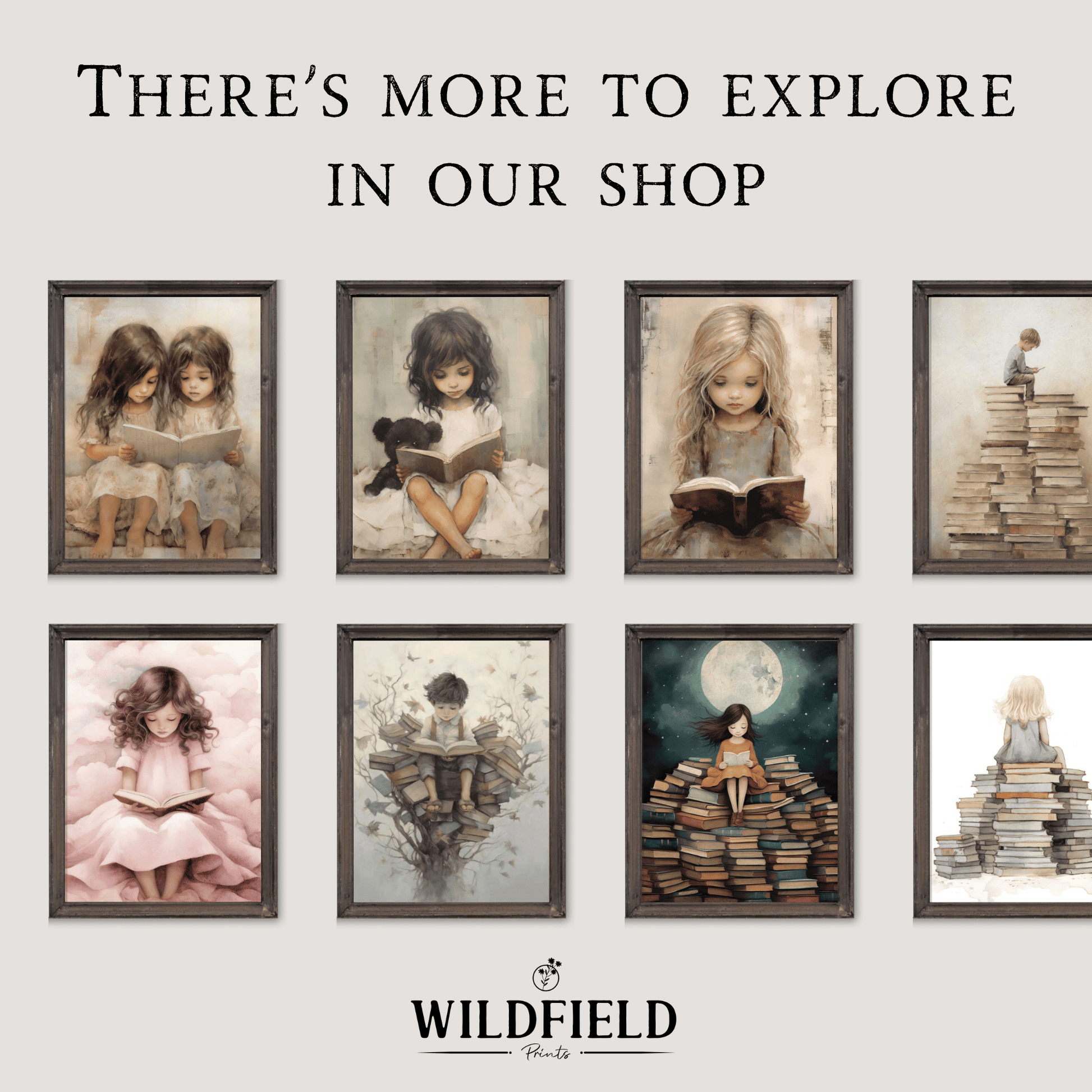 Classroom Reading Wall Art, Boy's Study Room Decor, Inspire Learning - WildfieldPrints