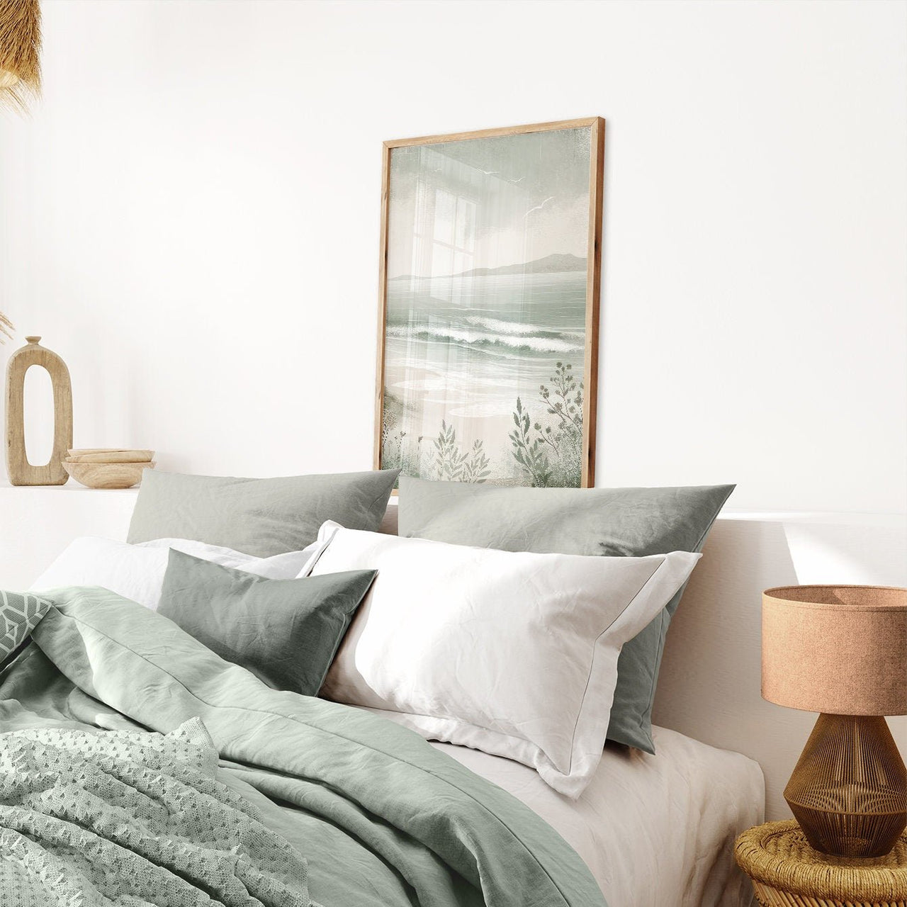Coastal Sea Wall Art – Ocean Girls Room Print
