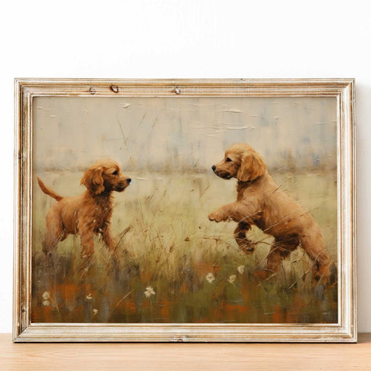 Cocker Spaniel Print, Vintage Dog Artwork, Gift for Spaniel Lovers - WildfieldPrints