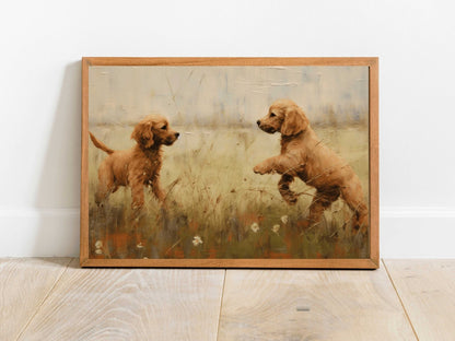 Cocker Spaniel Print, Vintage Dog Artwork, Gift for Spaniel Lovers - WildfieldPrints