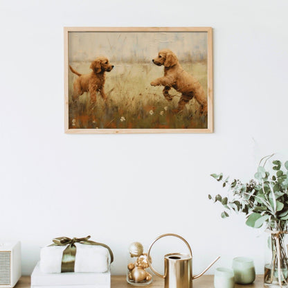 Cocker Spaniel Print, Vintage Dog Artwork, Gift for Spaniel Lovers - WildfieldPrints