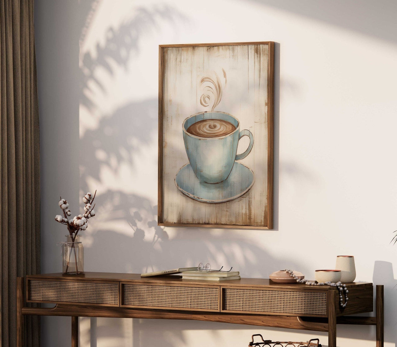 Coffee Art Print – Kitchen Wall Decor for Dining Room
