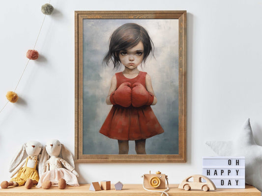 Cool Girl Wall Art, Empowering Girls Decor, Toddler Room Decor - WildfieldPrints