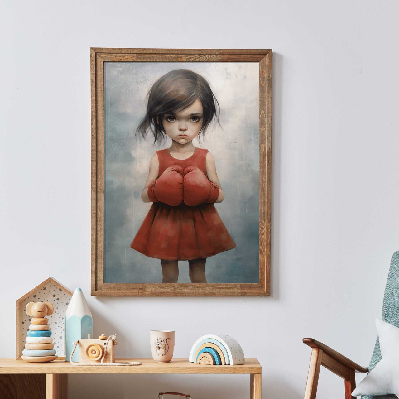 Empowering Girl Print – Toddler Room Wall Art for Girls
