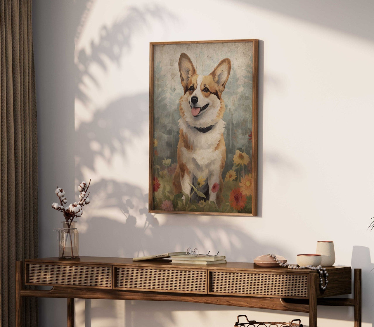 Corgi Print – Canine Nursery Wall Art