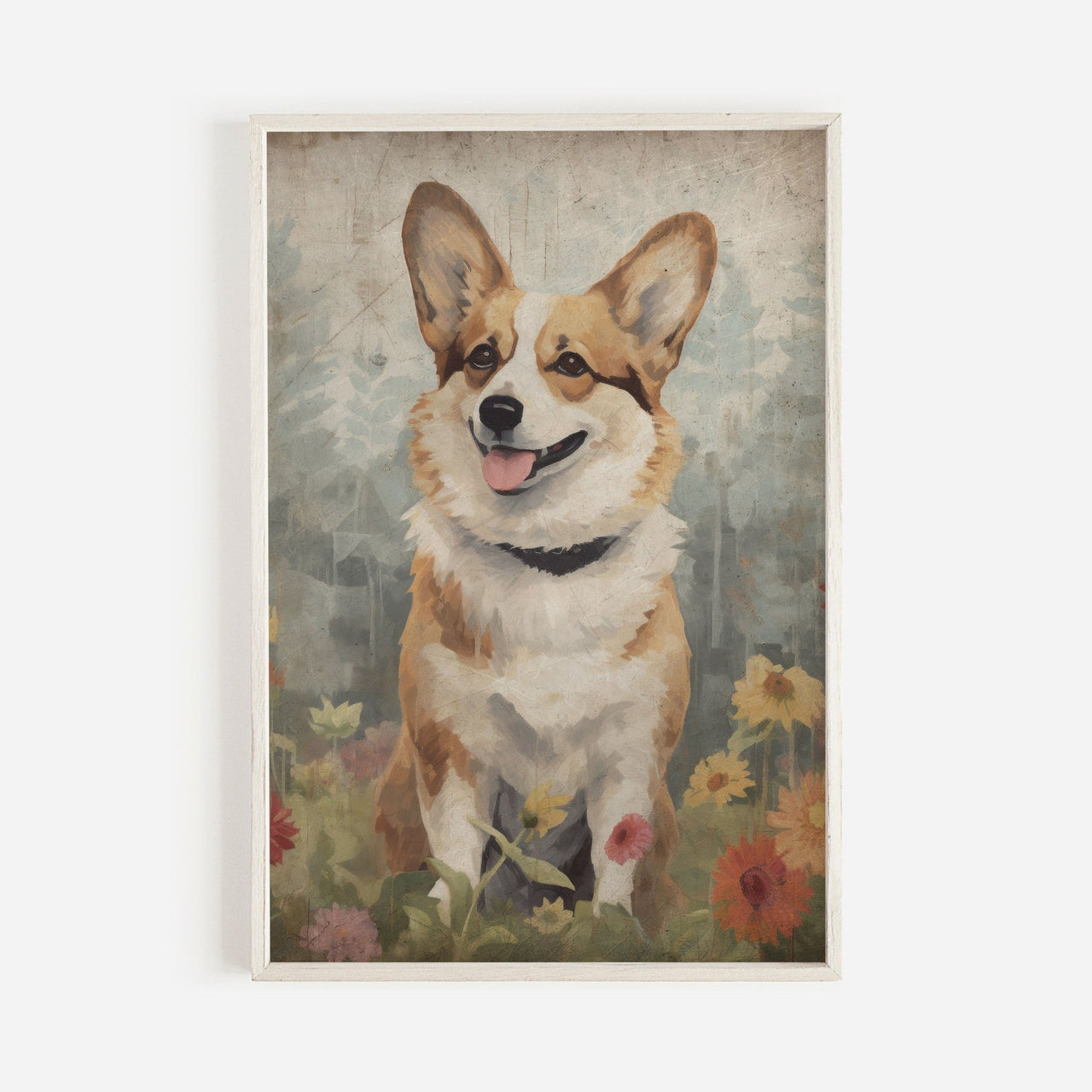 Corgi Print – Canine Nursery Wall Art