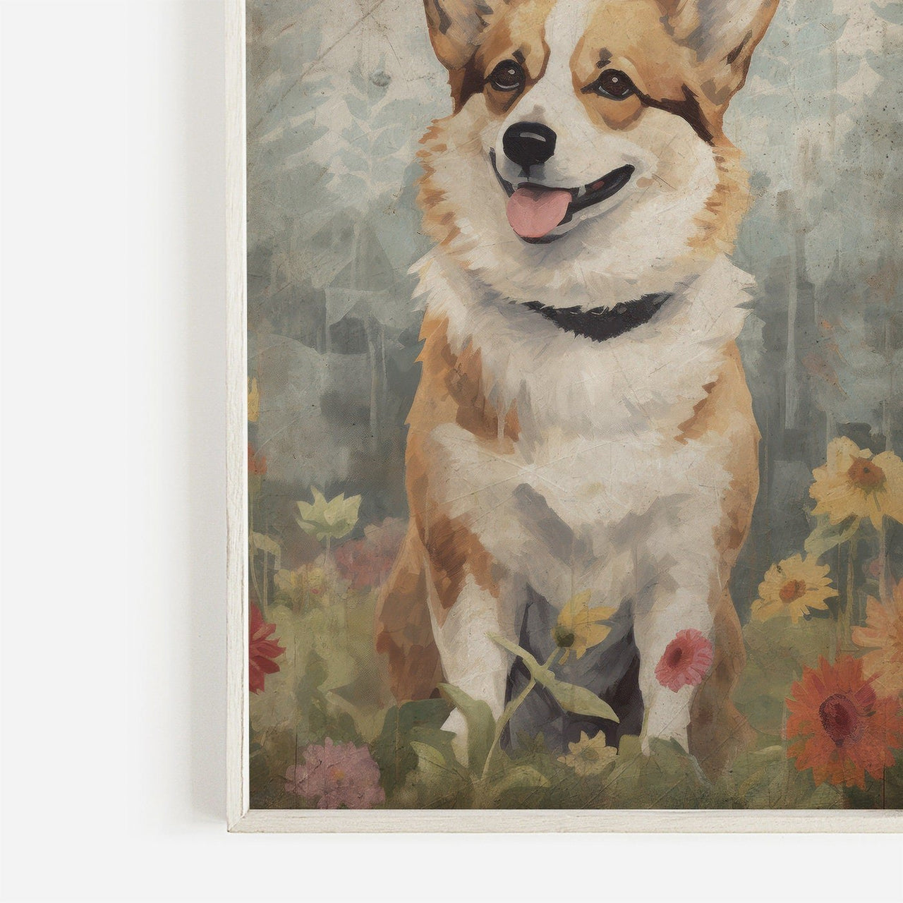 Corgi Print – Canine Nursery Wall Art
