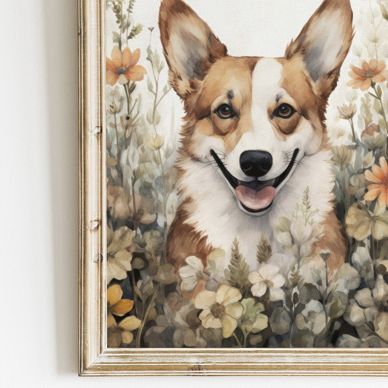 Pembroke Welsh Corgi Print – Dog Nursery Wall Decor