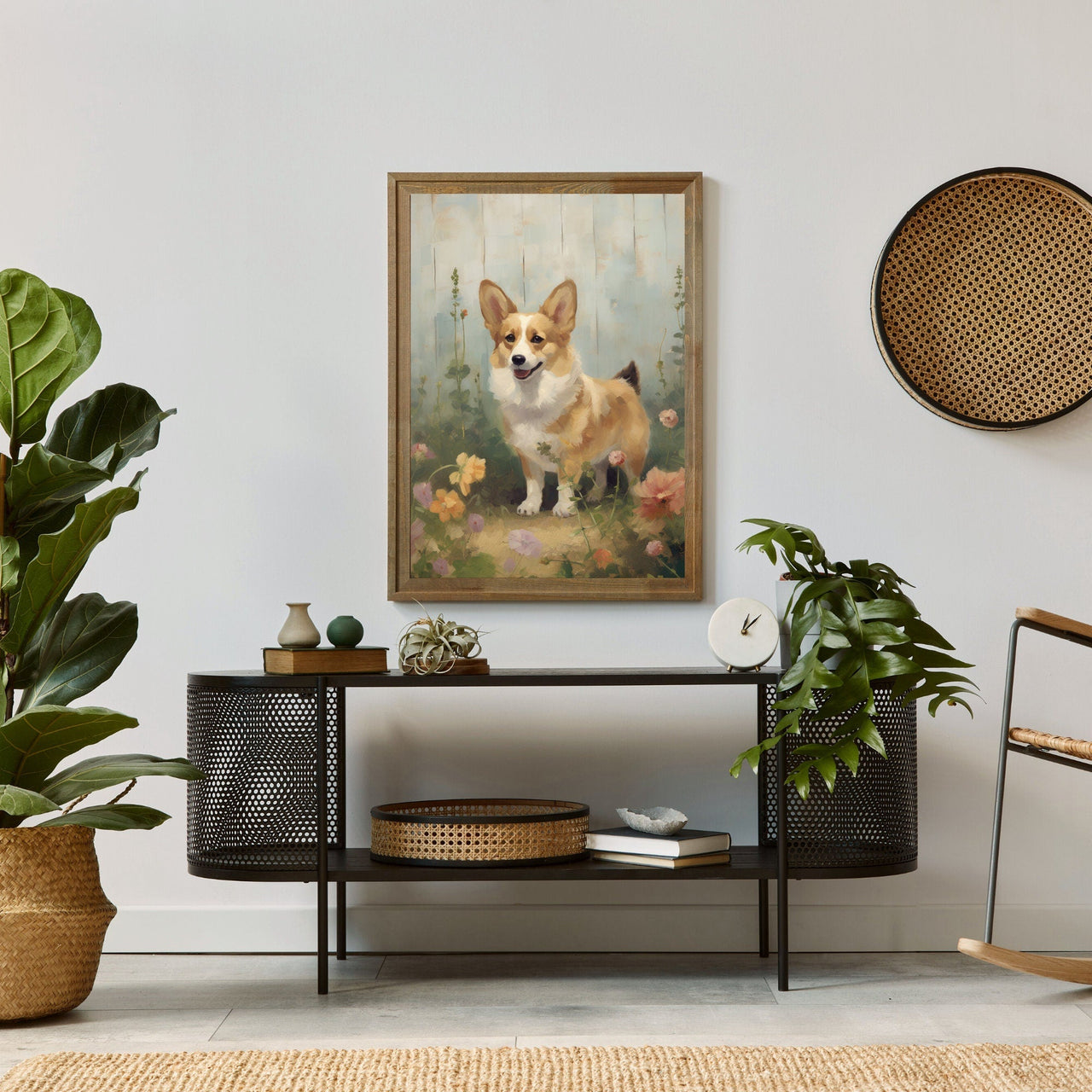 Corgi Wall Art – Dog Nursery Print