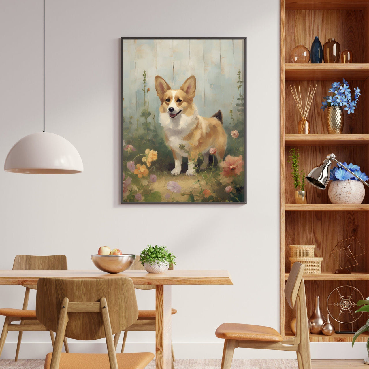 Corgi Wall Art – Dog Nursery Print
