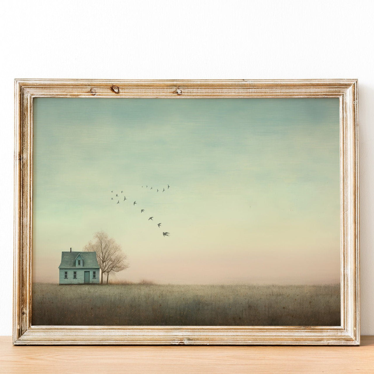 Country House Wall Art – Rustic Living Room Print