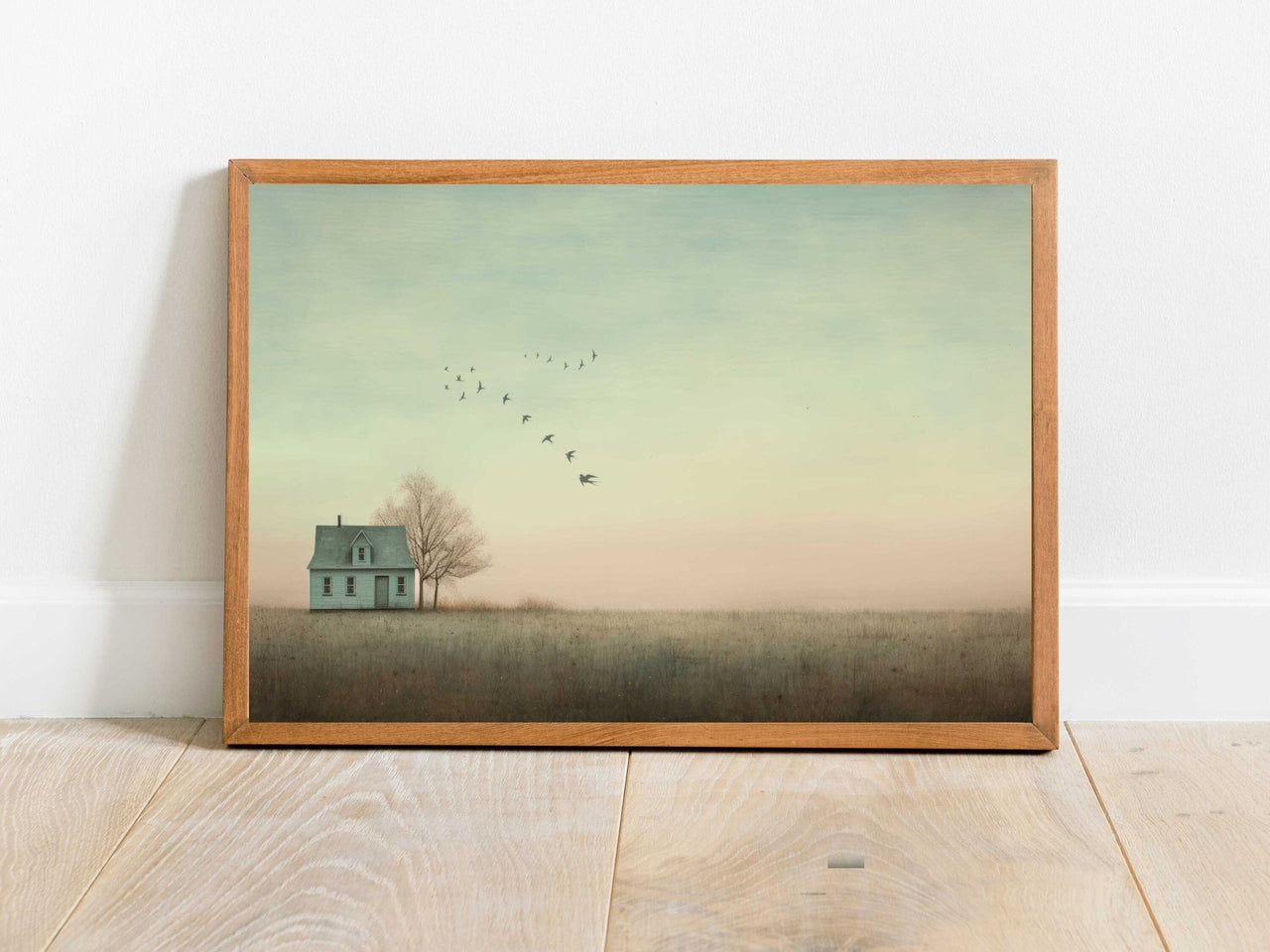 Country House Wall Art – Rustic Living Room Print