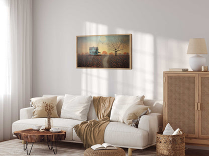 Countryside Wall Art, Rustic Home Decor, Country Landscape Print - WildfieldPrints