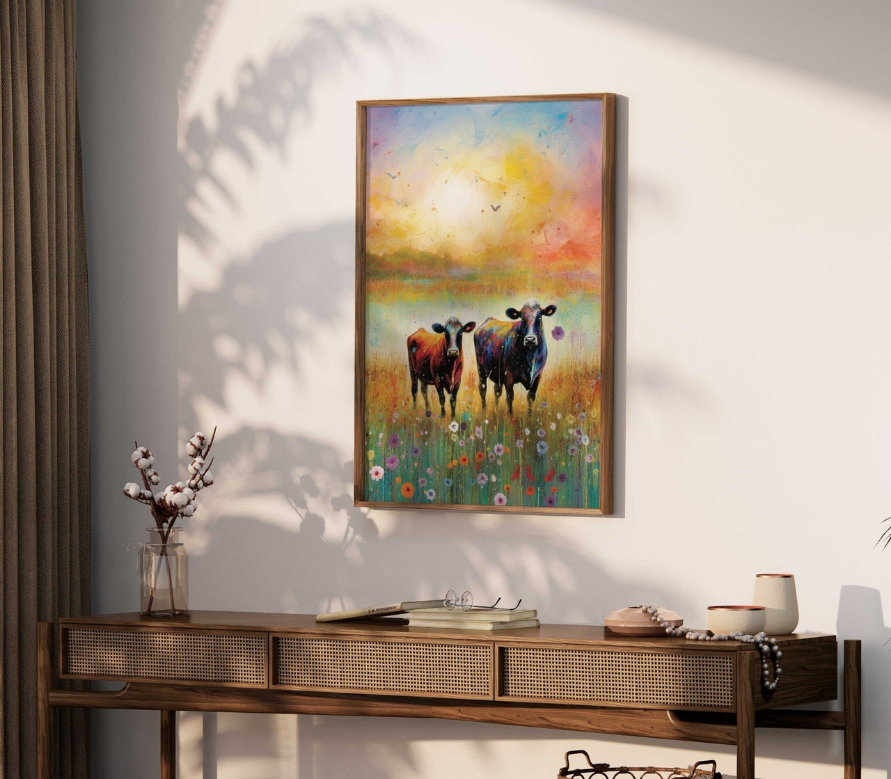 Cow Print – Farmhouse Living Room Wall Decor