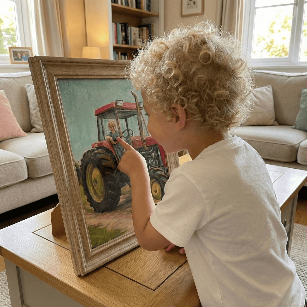 Custom Tractor Print for Kids — Farm Themed Kids Room Wall Decor