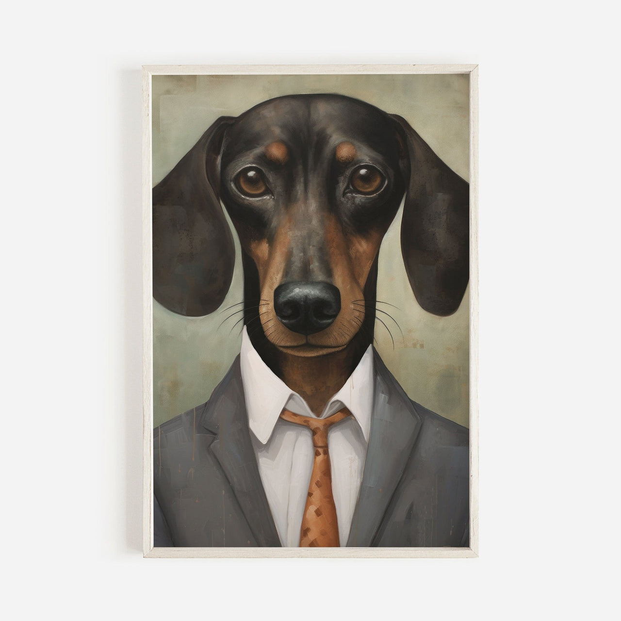 Dachshund Wall Art – Dog Print for Living Room