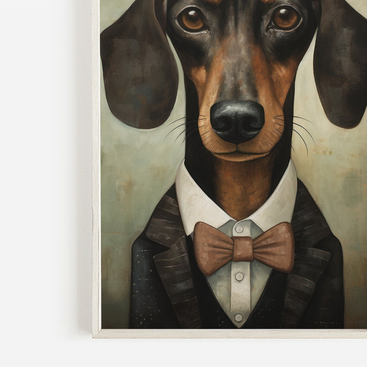 Dachshund Wall Art – Dog Living Room Print