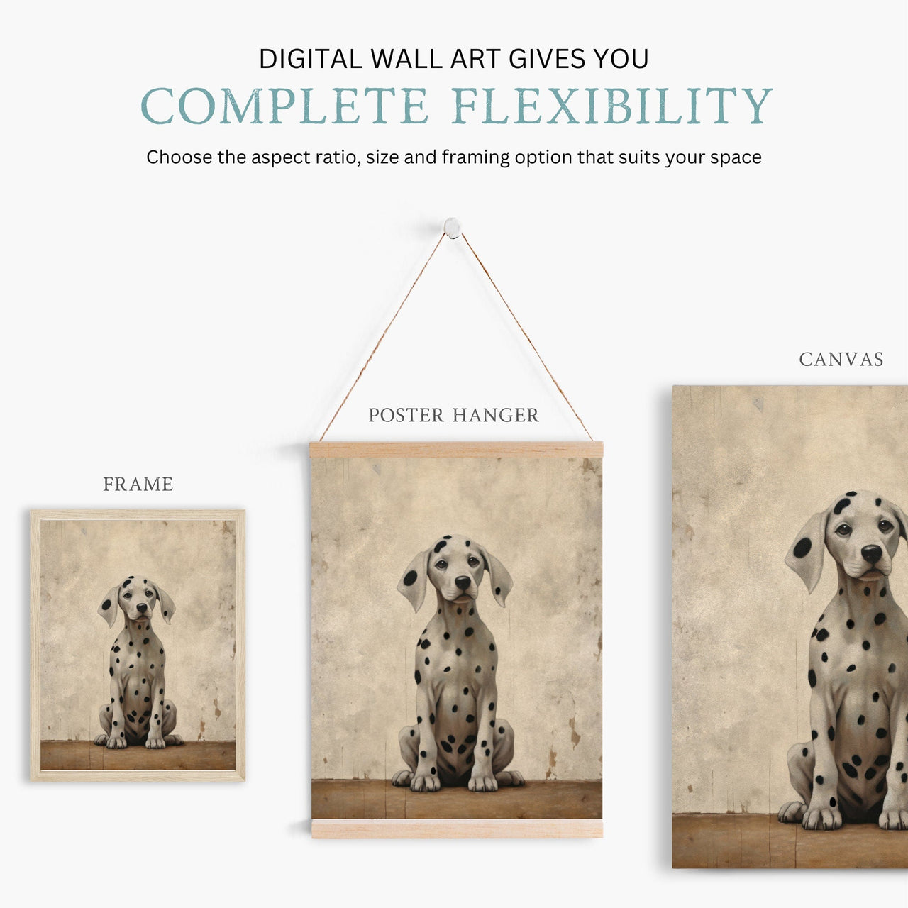 Dalmatian Puppy Wall Art – Canine Nursery Print