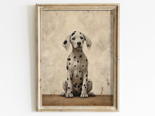 Dalmatian Puppy Wall Art – Canine Nursery Print