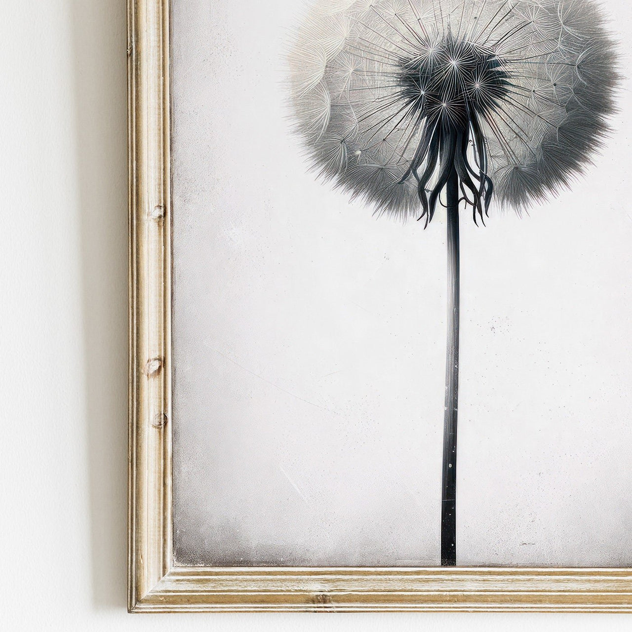 Dandelion Wall Art – Floral Nursery Print