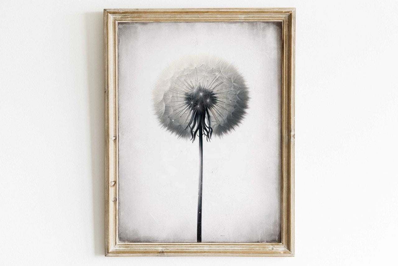 Dandelion Wall Art – Floral Nursery Print