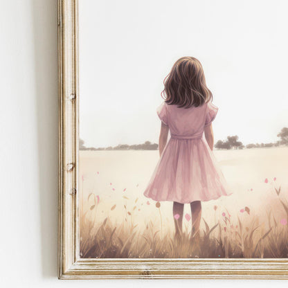 Deer & Bunny Nursery Decor, Animal Prints, Bunny Wall Art, Girls Room - WildfieldPrints