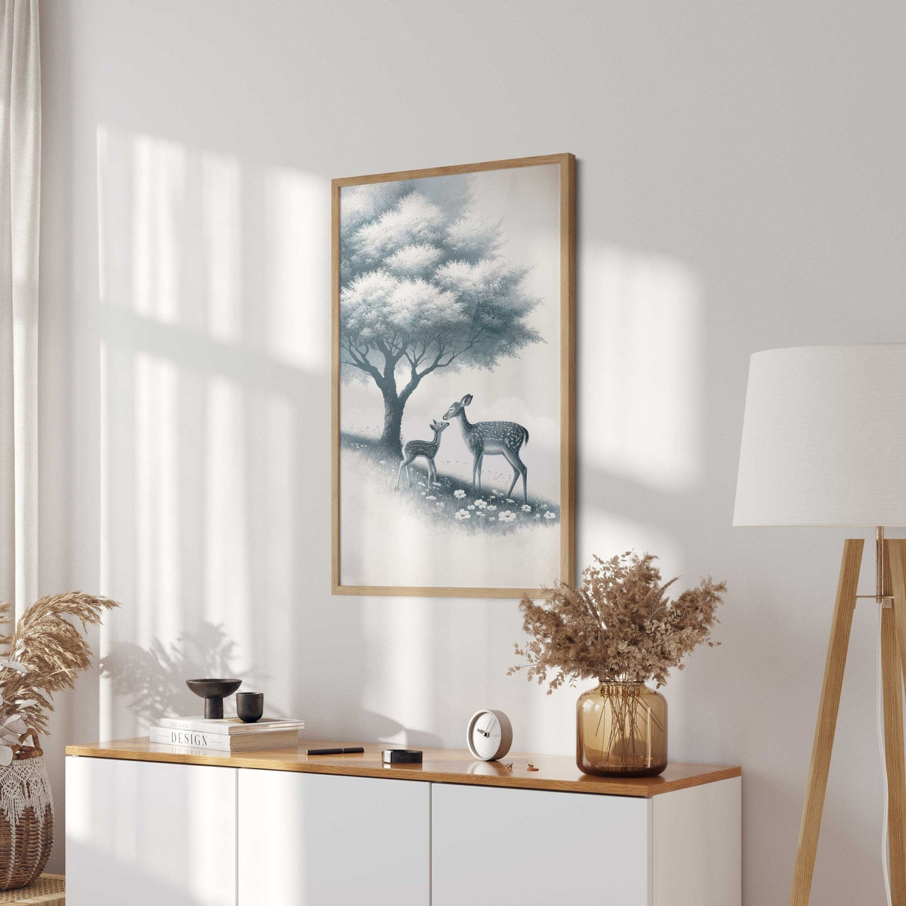 Deer Wall Art – Animal Nursery Print