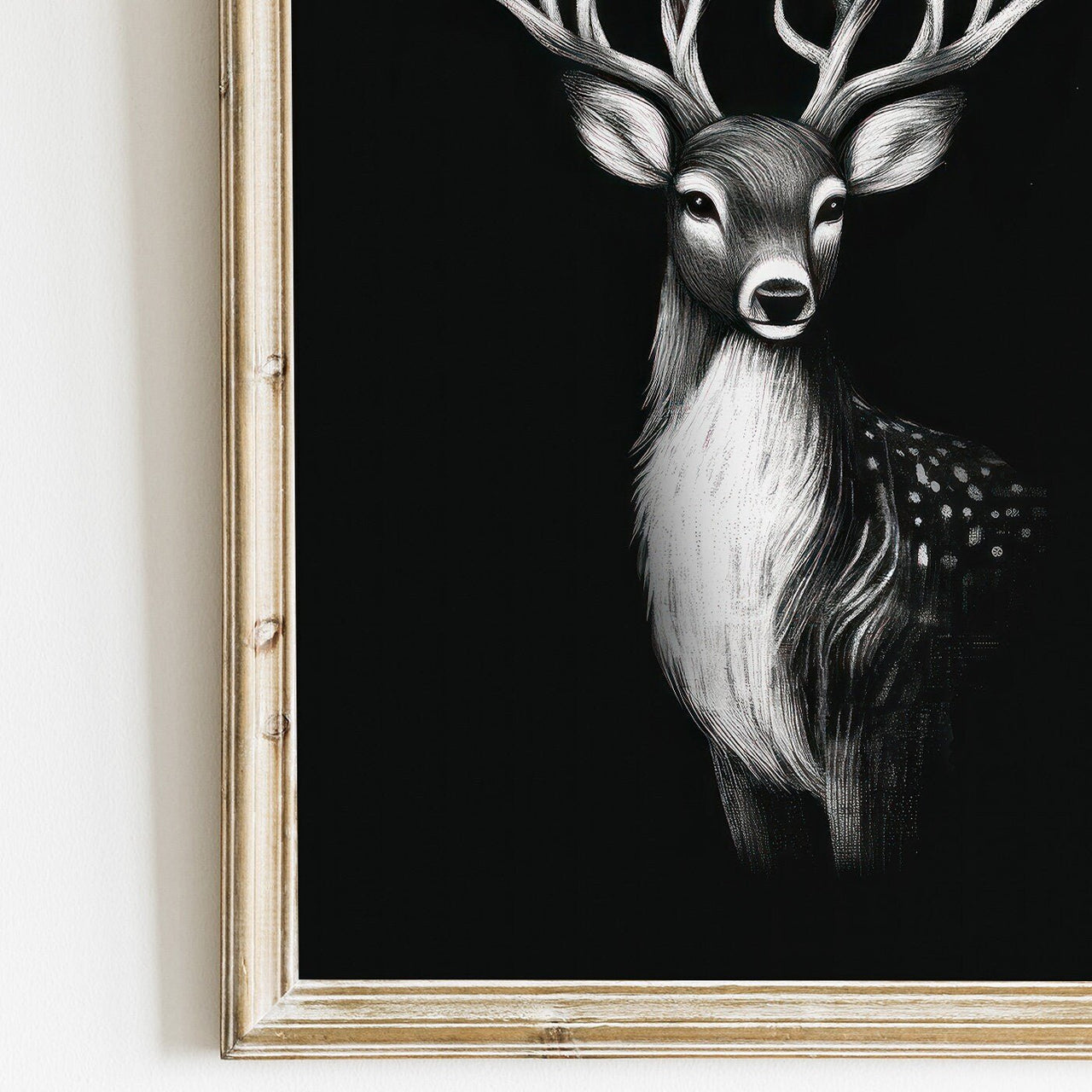 Deer Wall Art – Animal Nursery Print