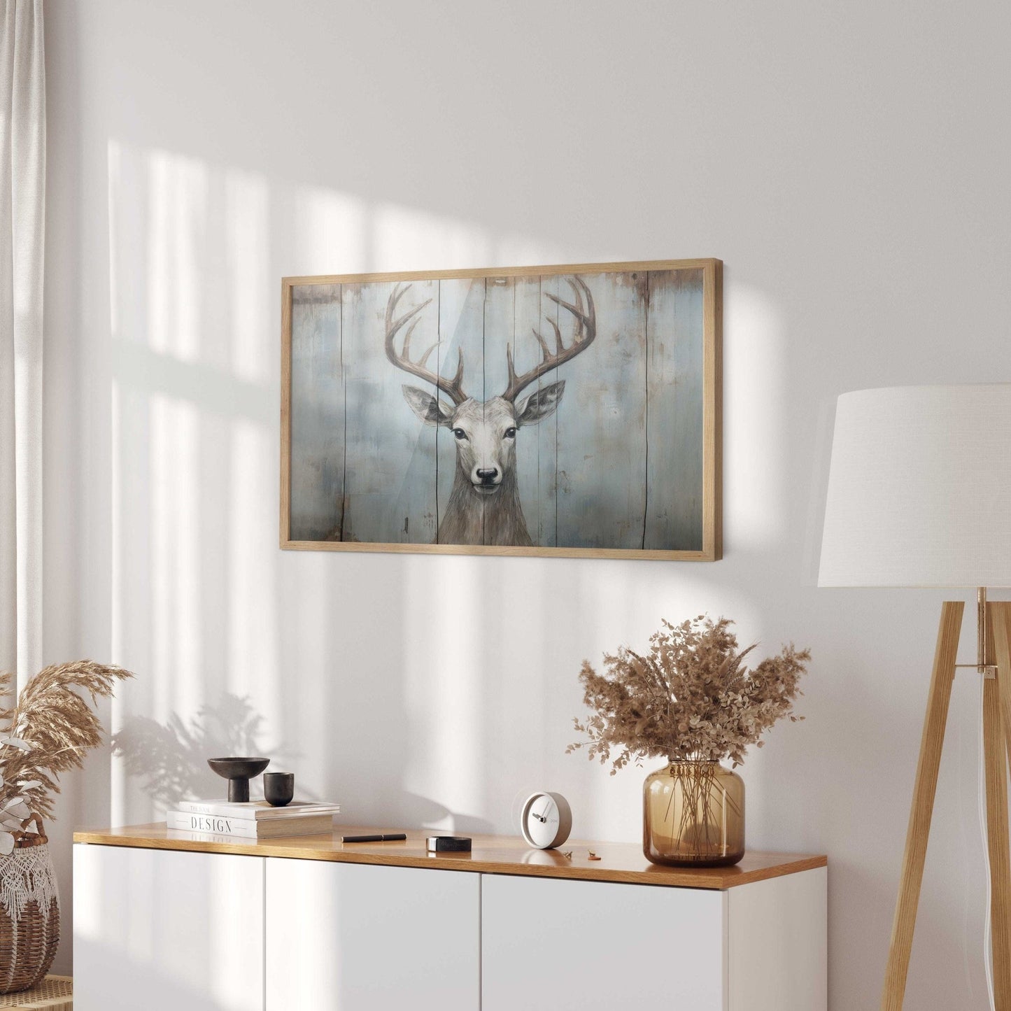 Deer Wall Art, Rustic Nature Decor, Hunting Gift Print - WildfieldPrints