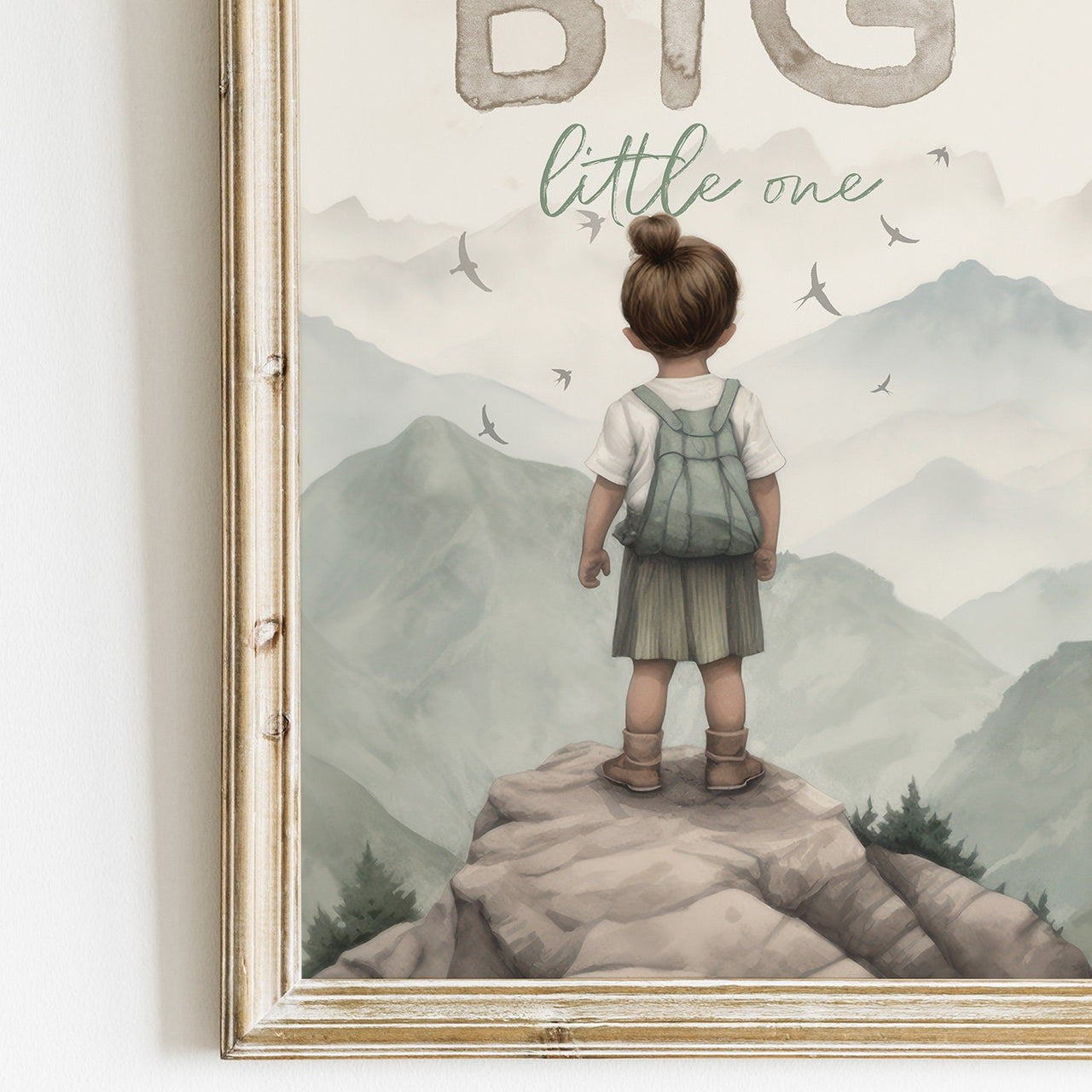Mountain Landscape Wall Art – Adventure Nursery Print • Set of 3
