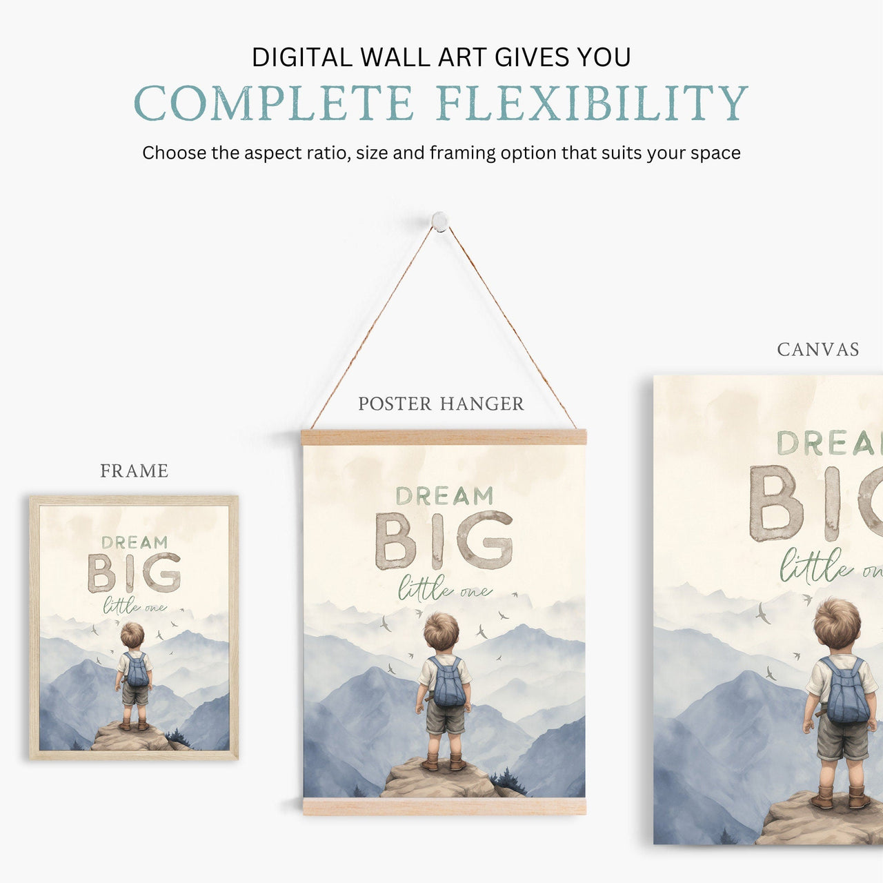 Adventure Wall Art – Boys Room Print • Set of 3
