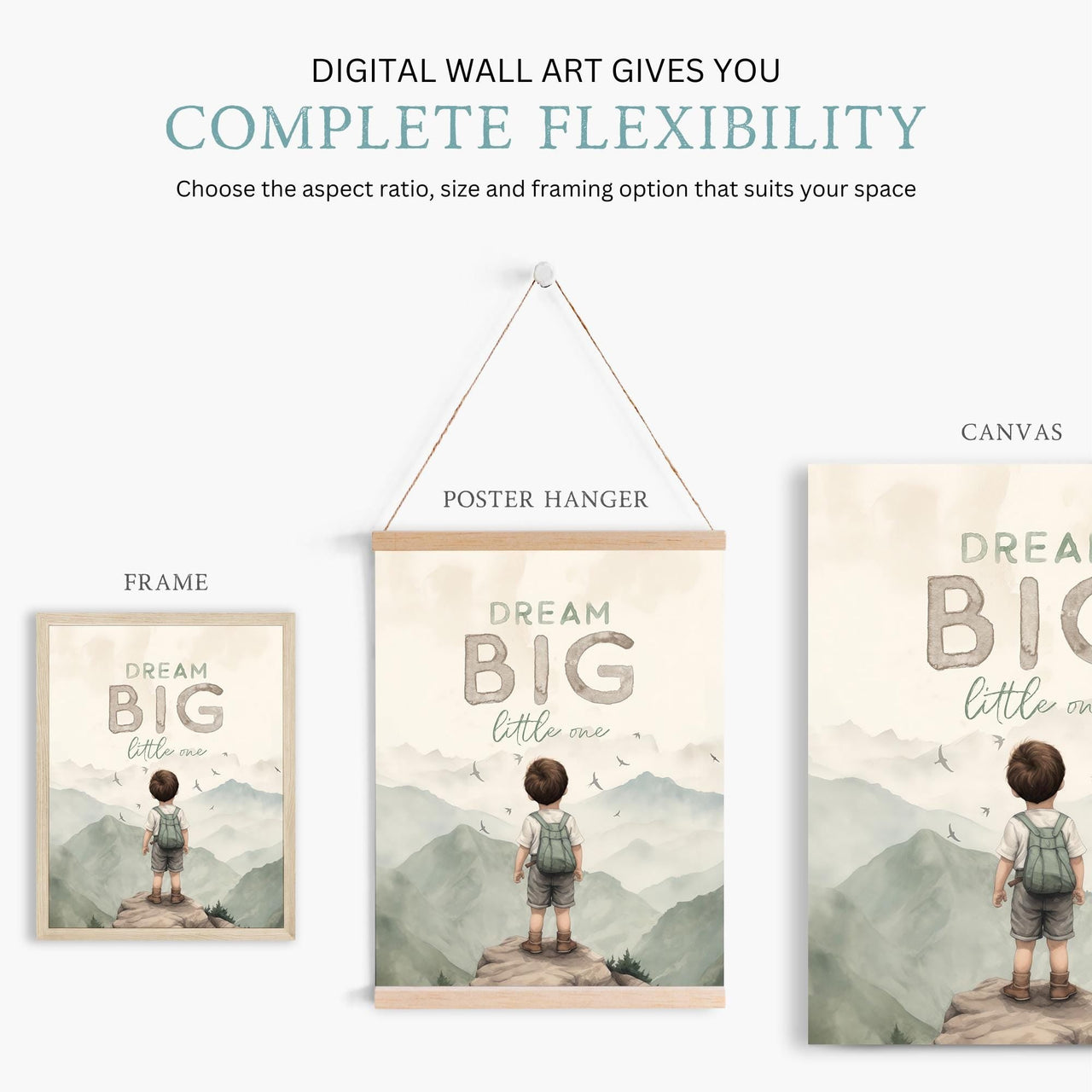 Adventure Wall Art – Boys Room Print • Set of 3