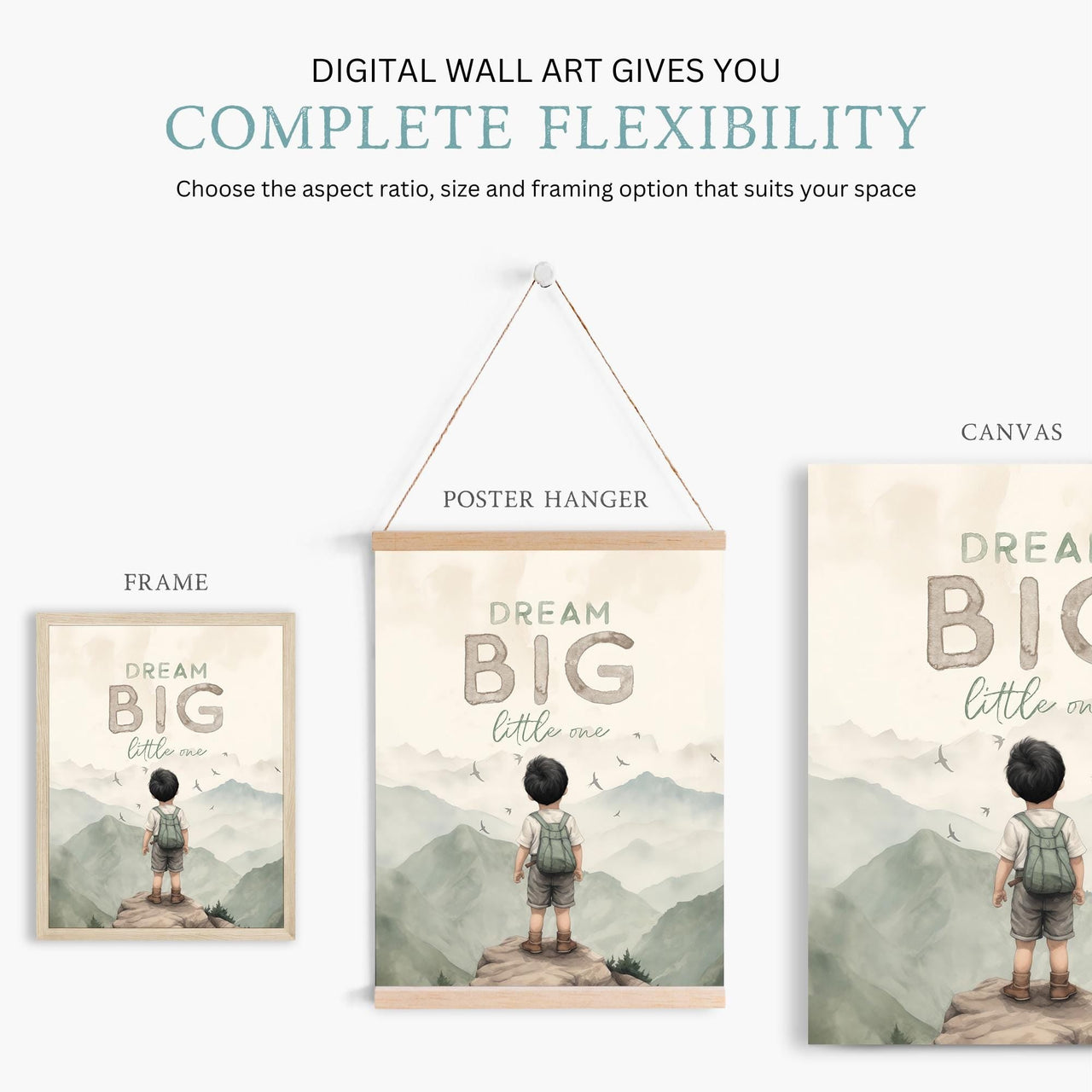 Adventure Wall Art – Boys Room Print • Set of 3