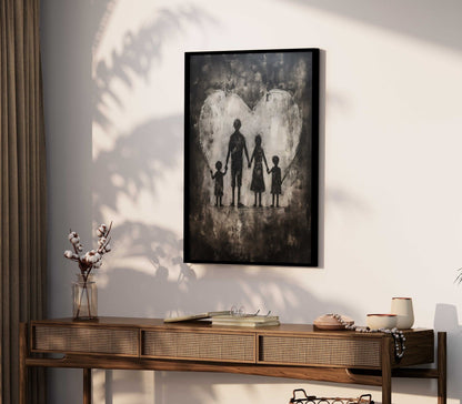 Family Wall Art, Rustic Home Decor, Farmhouse Style Decor - WildfieldPrints